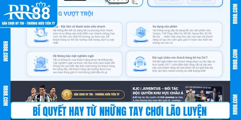 Bí quyết hay từ những tay chơi lão luyện